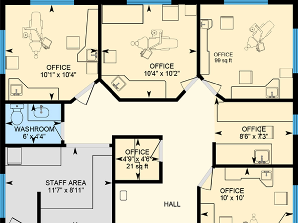 Commercial iGUIDE floor plan Saskatchewan