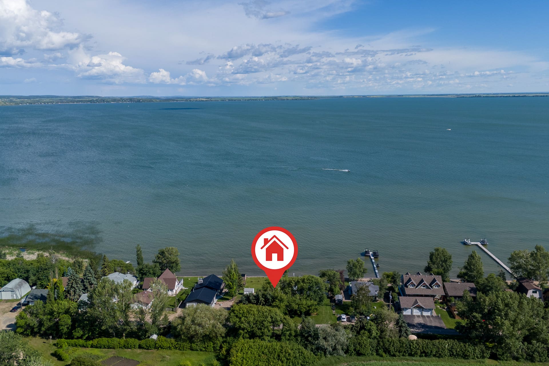 Aerial real estate photo Saskatoon